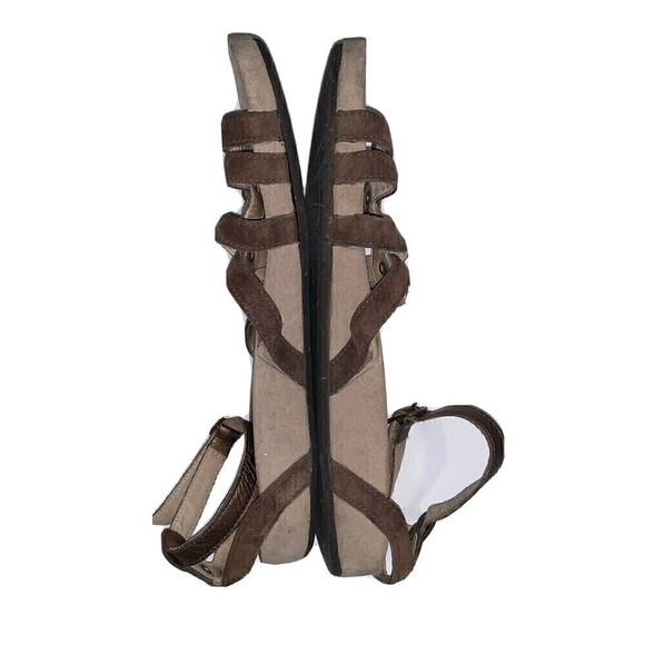 𝅺ugg Australia Brown Leather‎ Gladiator Sandals Size 8 - Picture 2 of 6